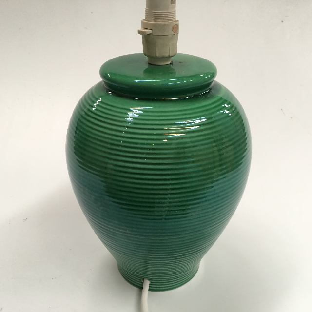 LAMP, Base (Table) - Medium Ceramic, Green 33cmH